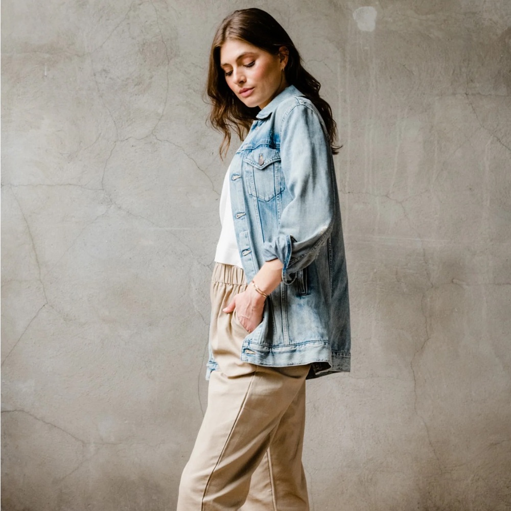 ABLE - The Long Merly Jacket - Original Wash - XXL